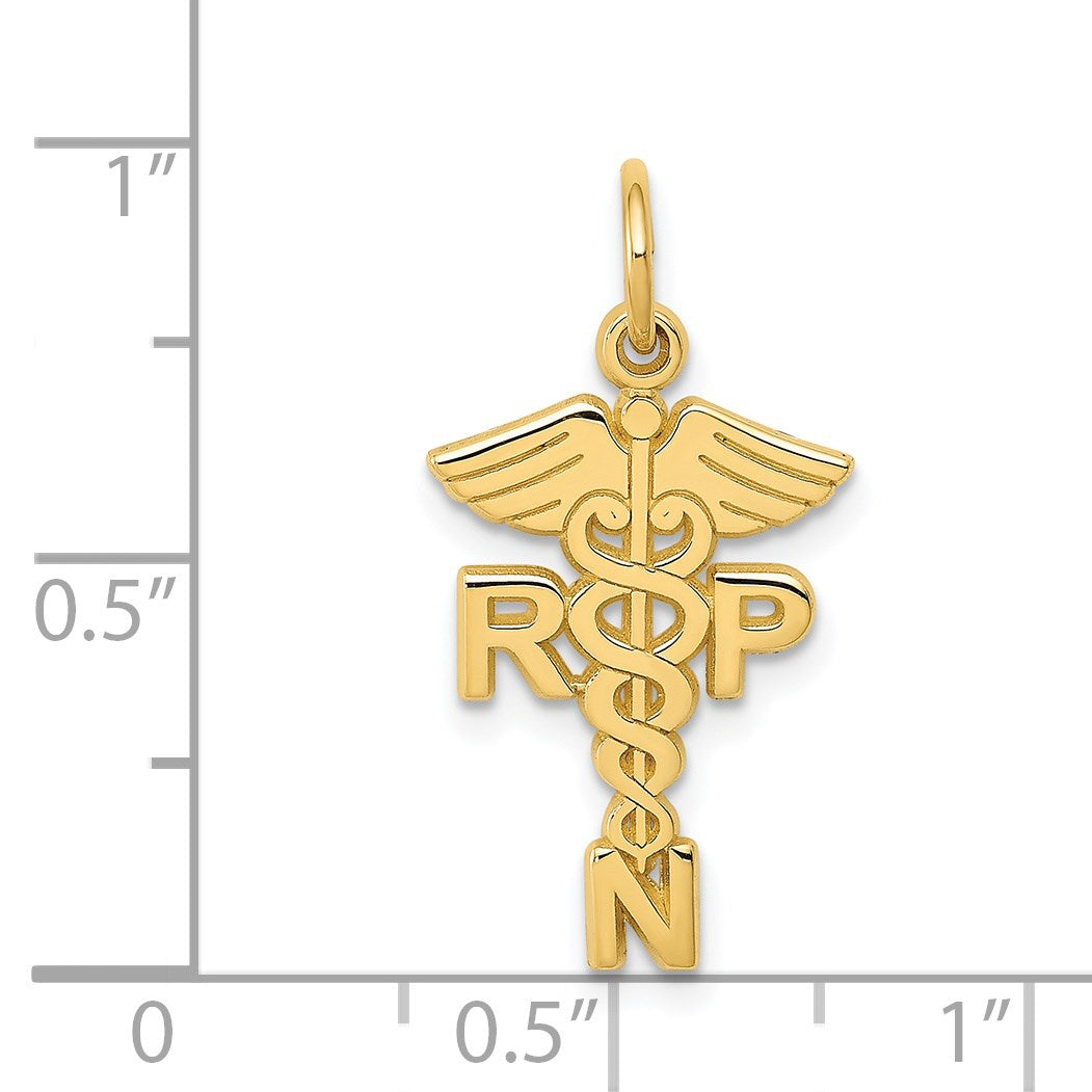 14k RNP Registered Nurse Practitioner Charm