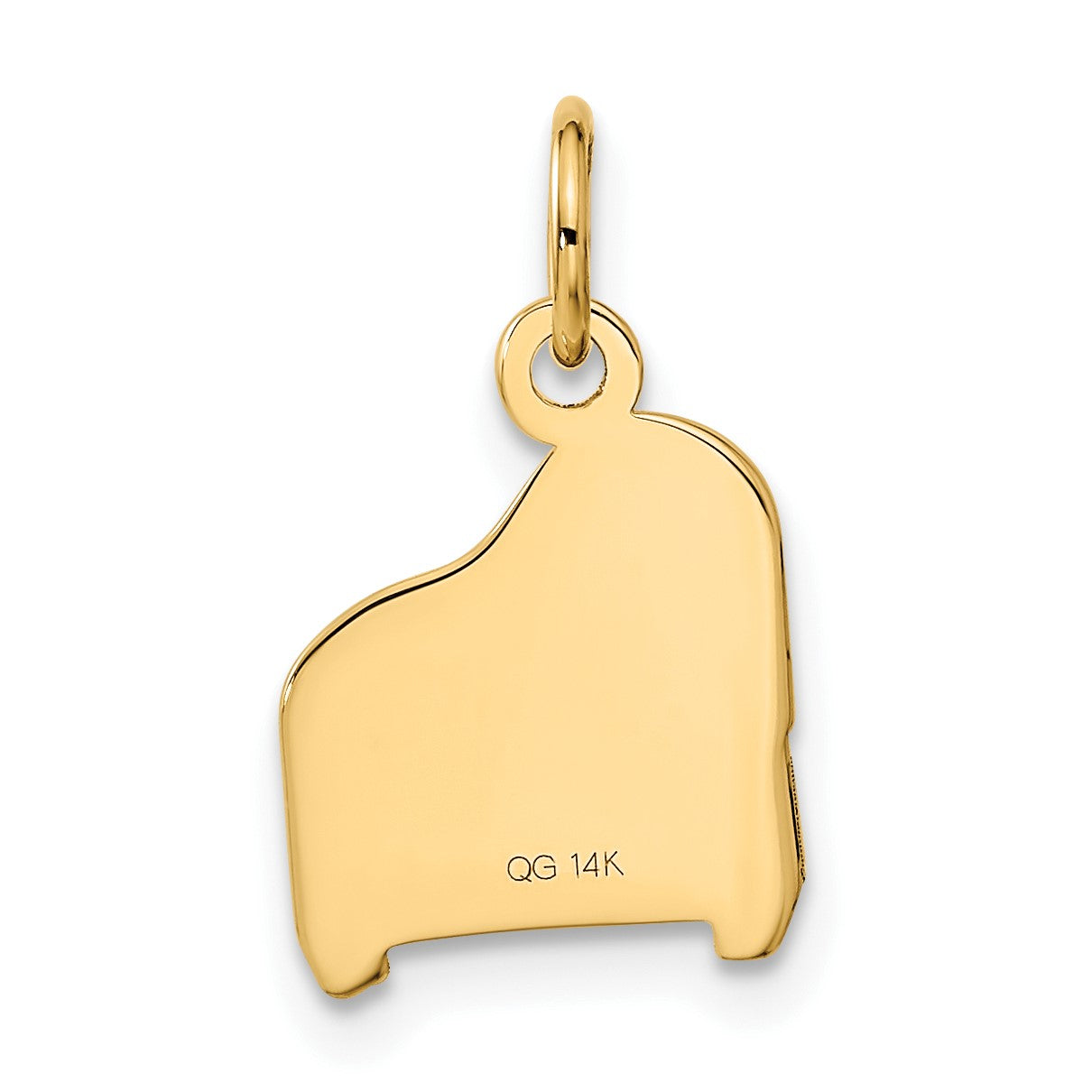 14k Baby Grand Piano Charm