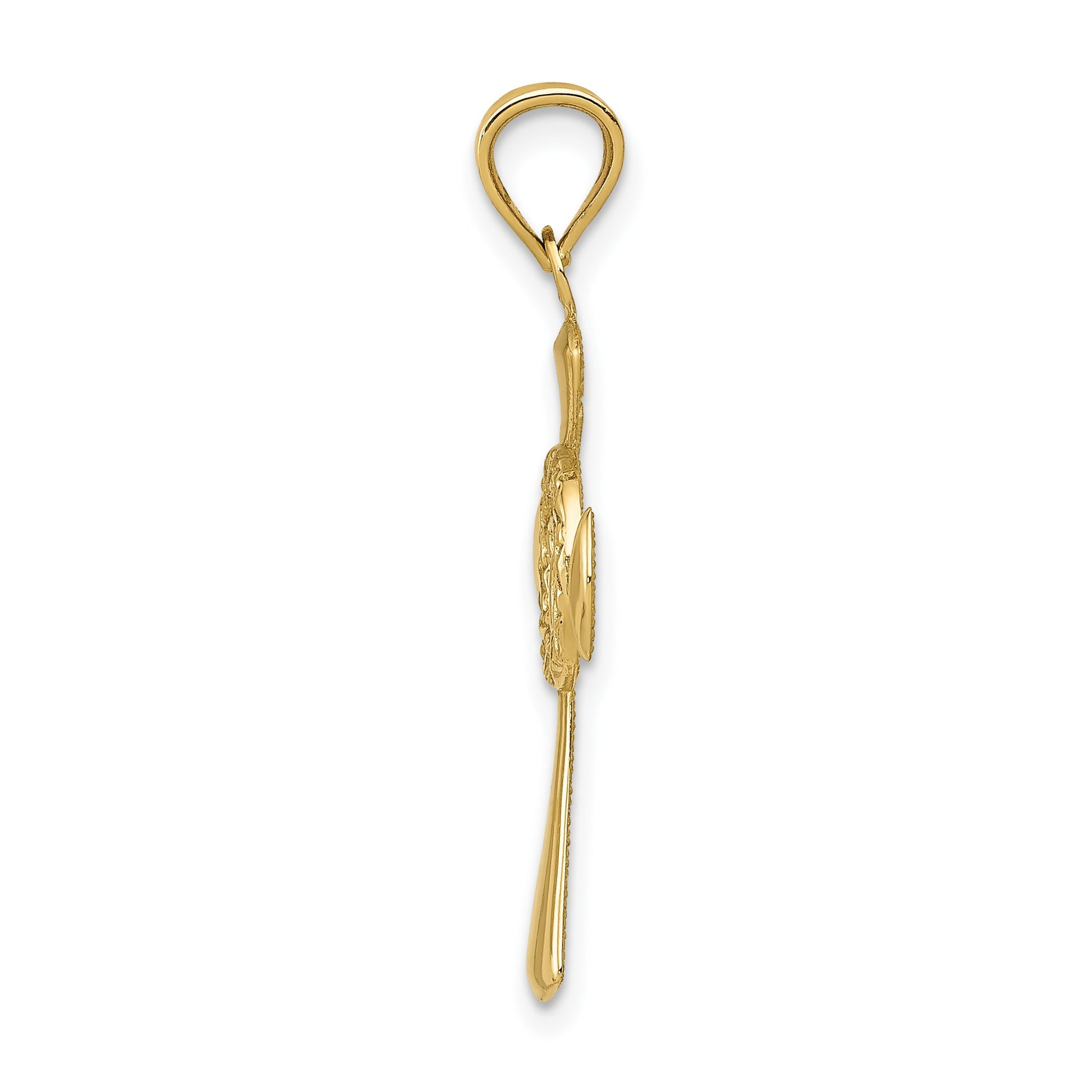 14k Celtic Cross Pendant
