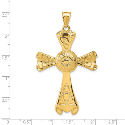 14k Celtic Cross Pendant