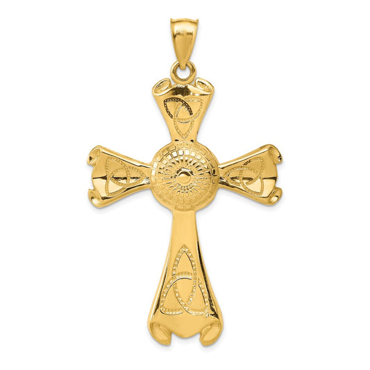 14k Celtic Cross Pendant