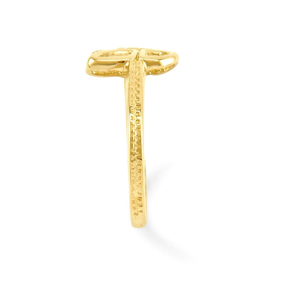 14k Butterfly Toe Ring