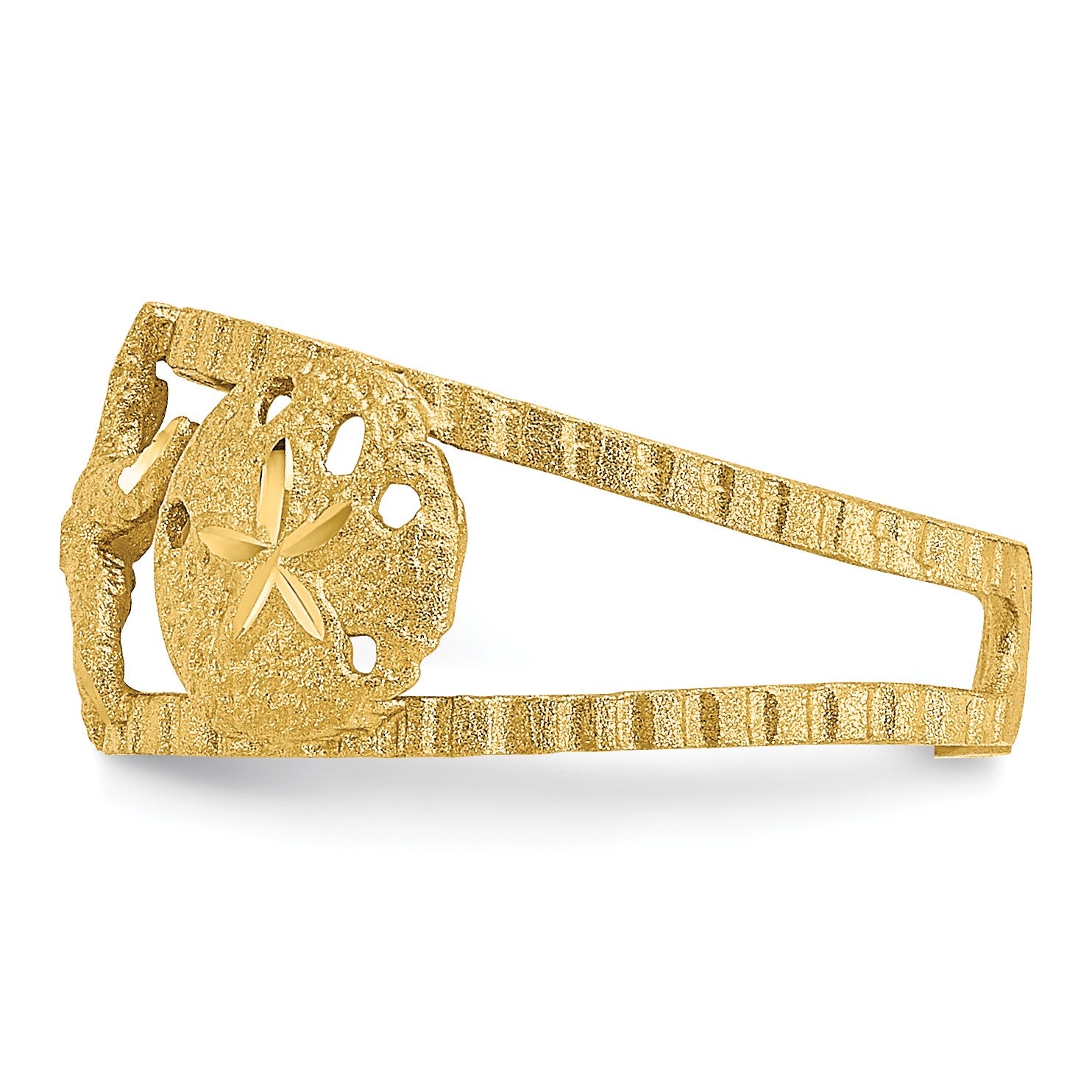 14k Starfish and Shells Toe Ring