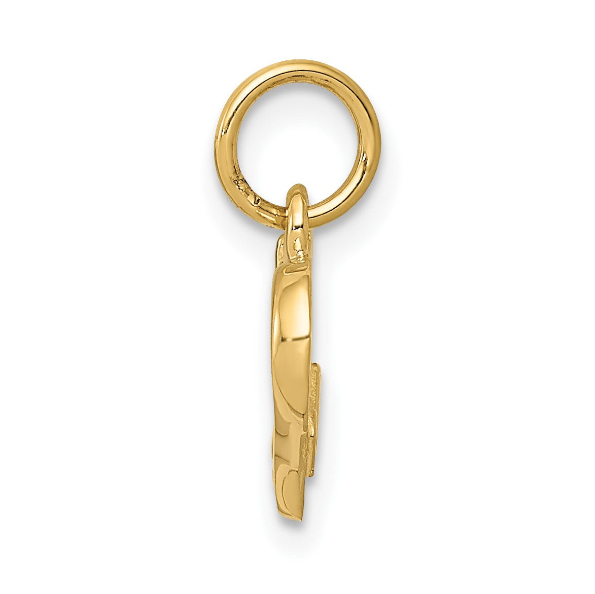 14k Polished I LOVE YOU Heart Charm