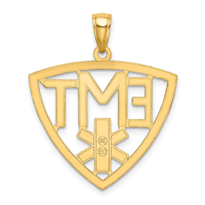 14k EMT Emergency Medical Technician Charm