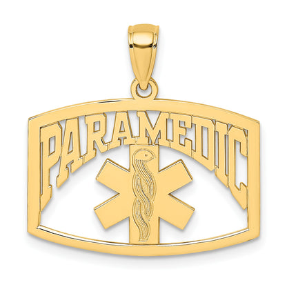 14k Cut-Out PARAMEDIC Charm
