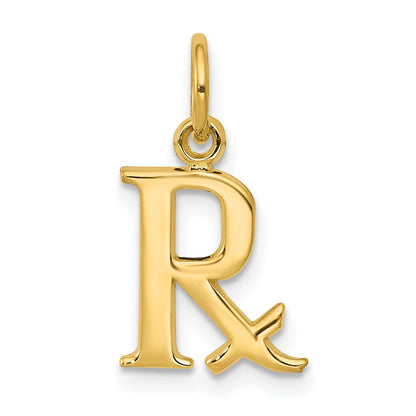 14k Prescription Symbol RX Charm
