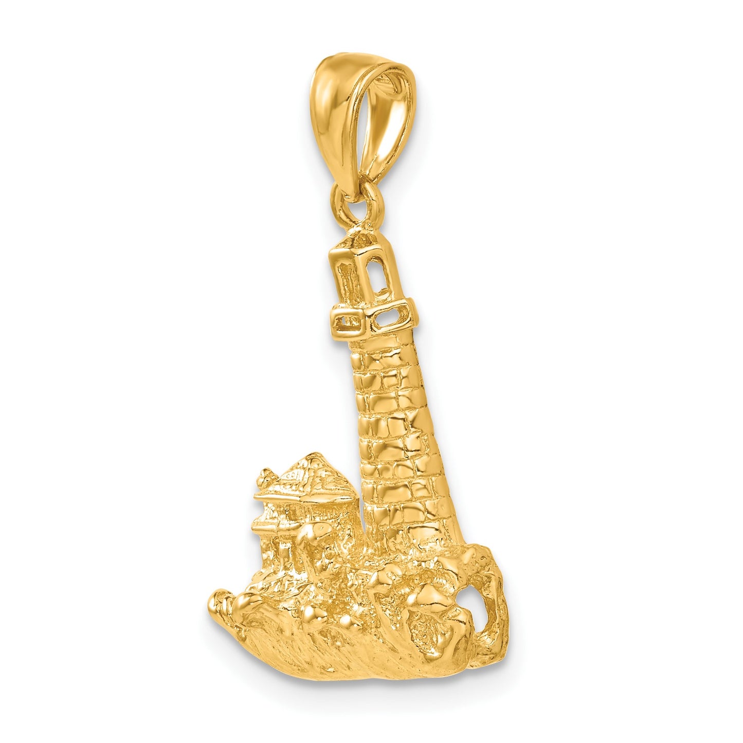 14k Lighthouse Pendant