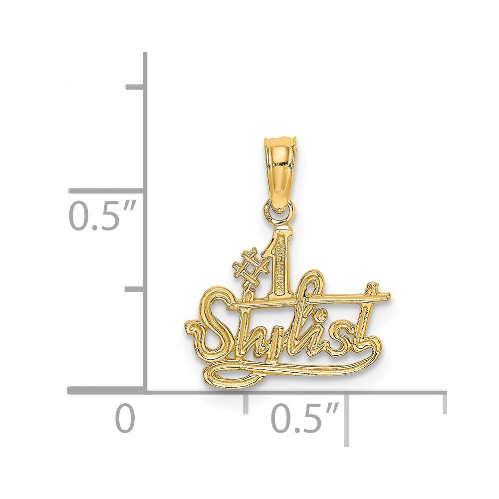 14k #1 STYLIST Charm