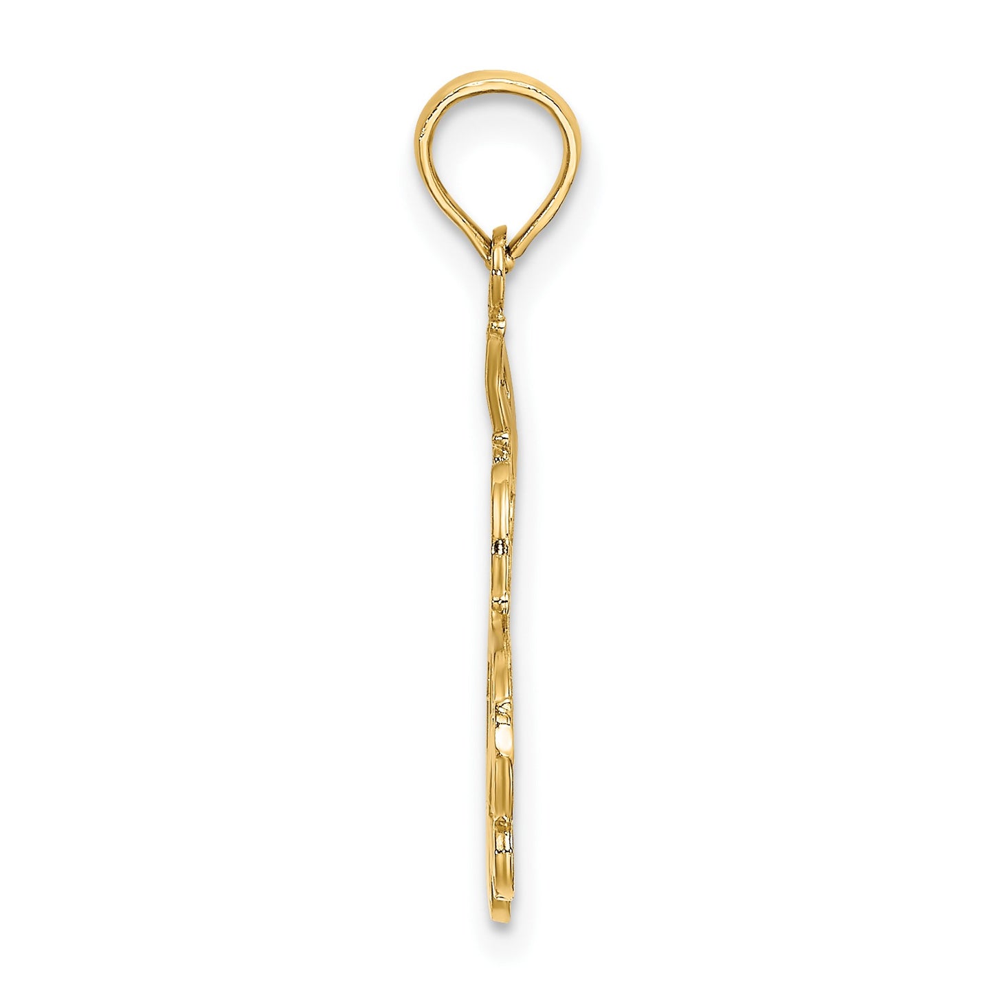 14k I LOVE YOU MOM Charm