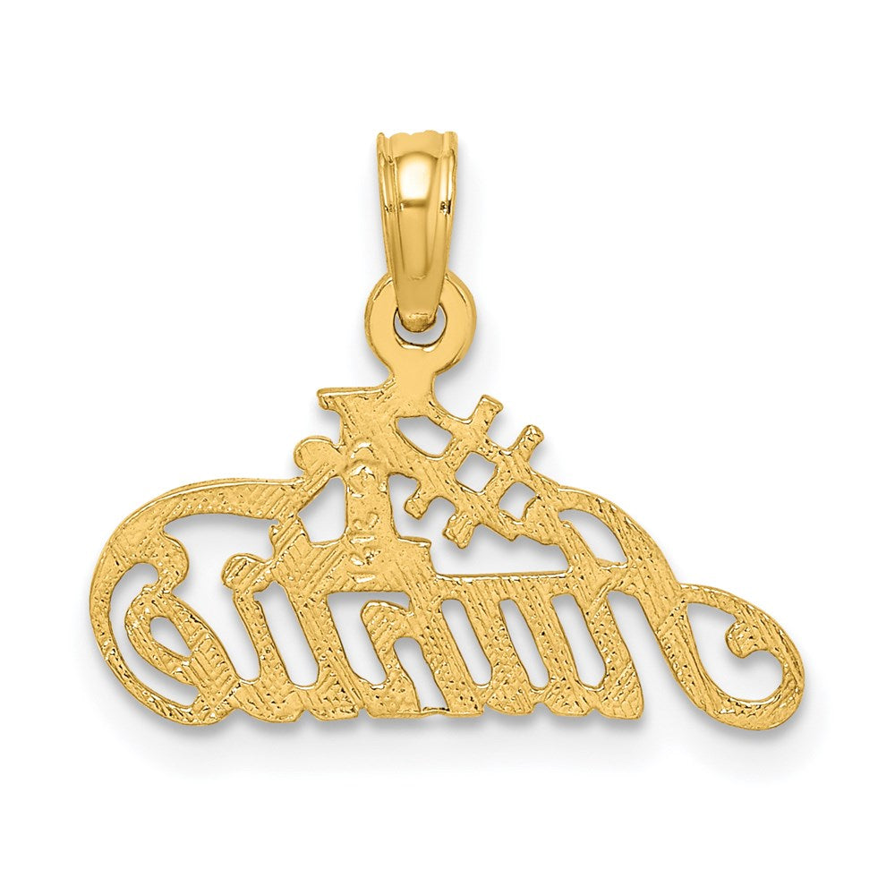 14k #1 AUNTIE Charm