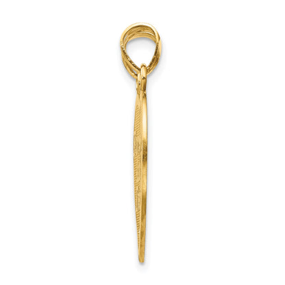 14k Reversible FOREVER AND EVER/FRIENDS 2-Piece Break-apart Heart Pendant