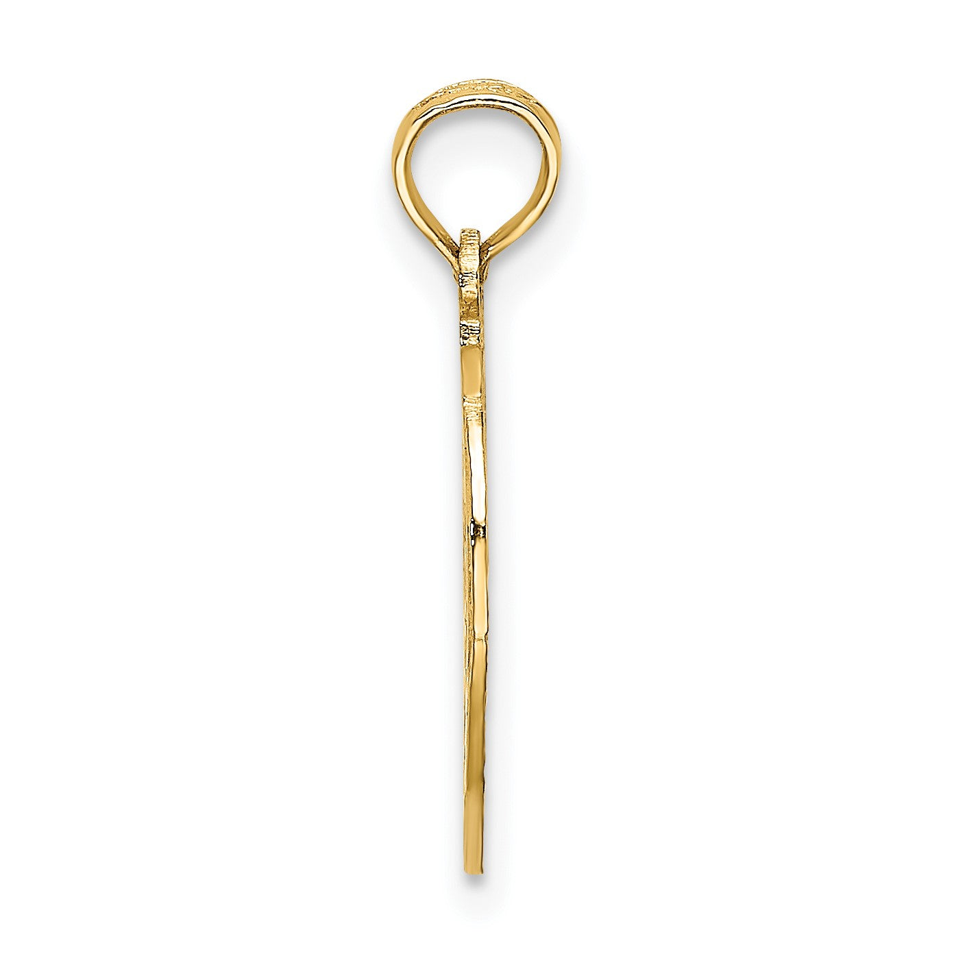 14k Cut-out NEW YORK with Statue of Liberty in Apple Charm