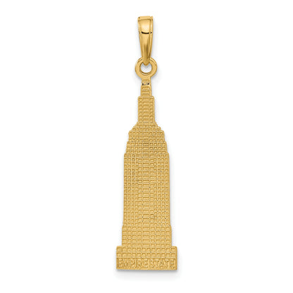14k EMPIRE STATE Building Pendant