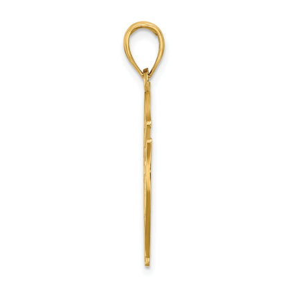 14k VFD LADIES AUX  Shield Charm