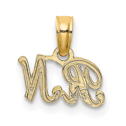 14k R.N. Charm