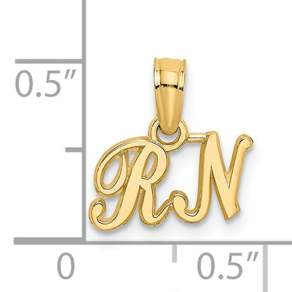 14k R.N. Charm