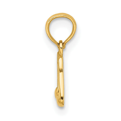14k Double Music Notes Charm