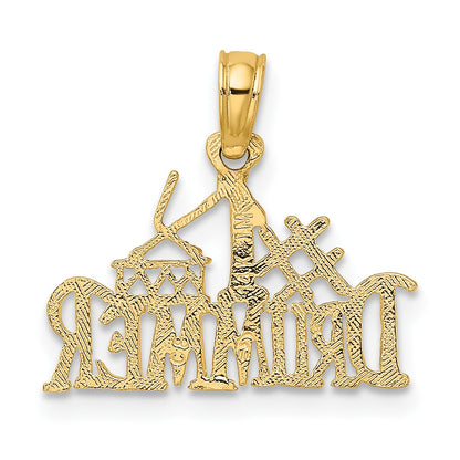 14K #1 DRUMMER Charm