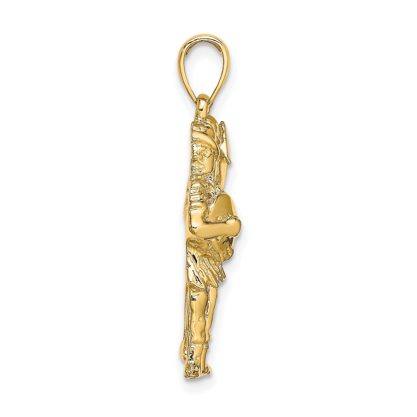 14k Large Gemini Zodiac Charm