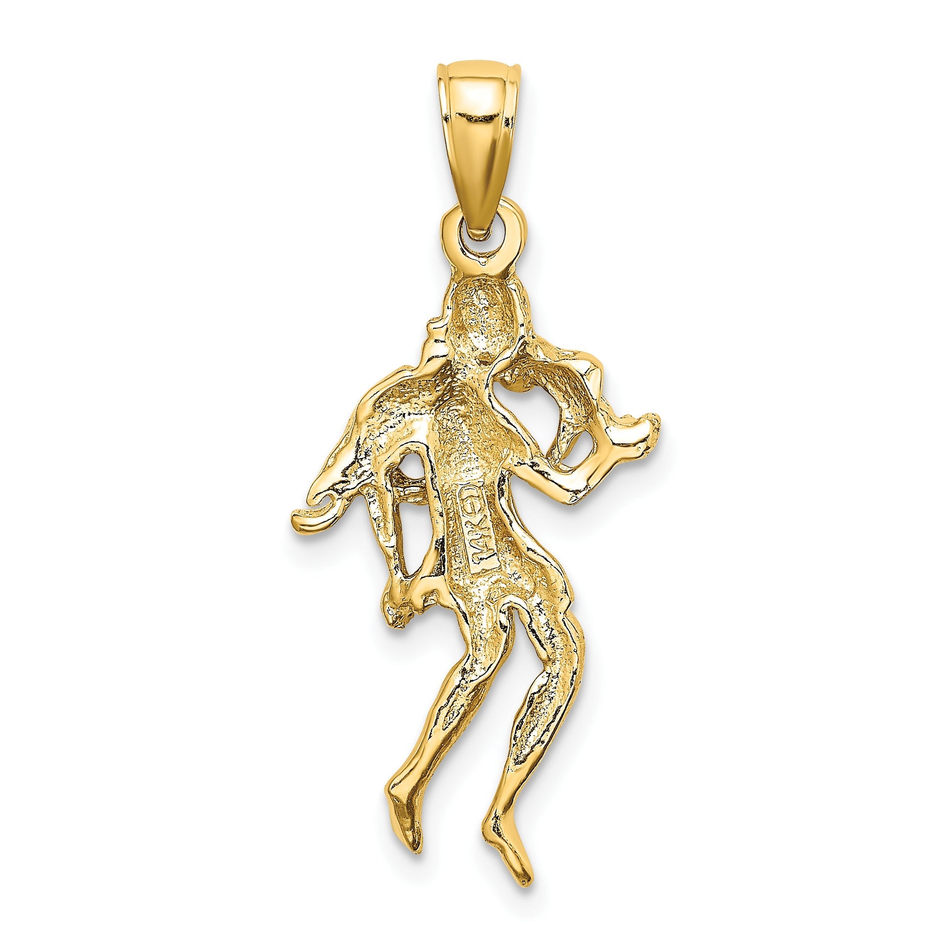 14k Large Virgo Zodiac Charm