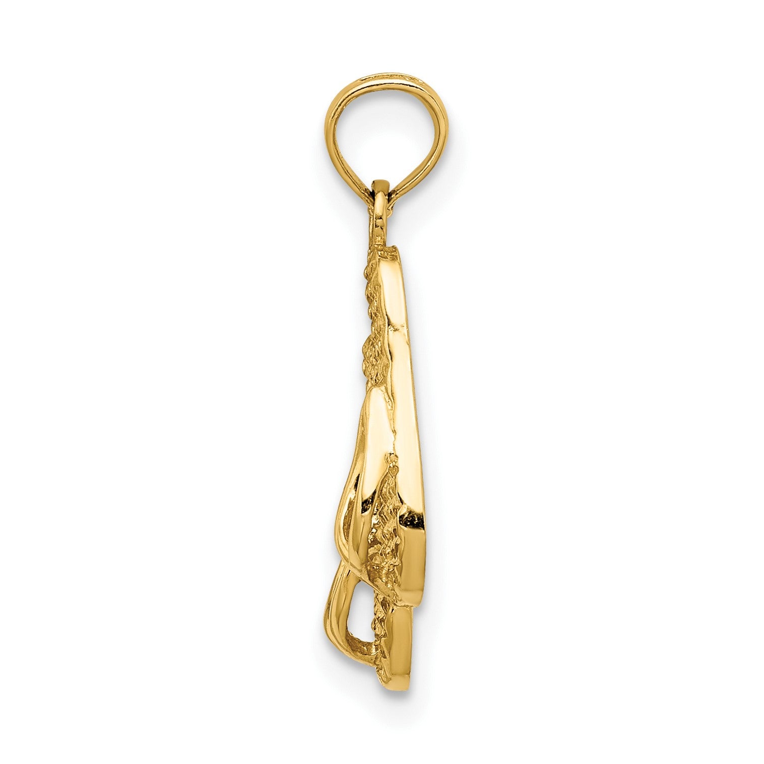 14k 3-D CAPE COD Double Flip-Flop Charm
