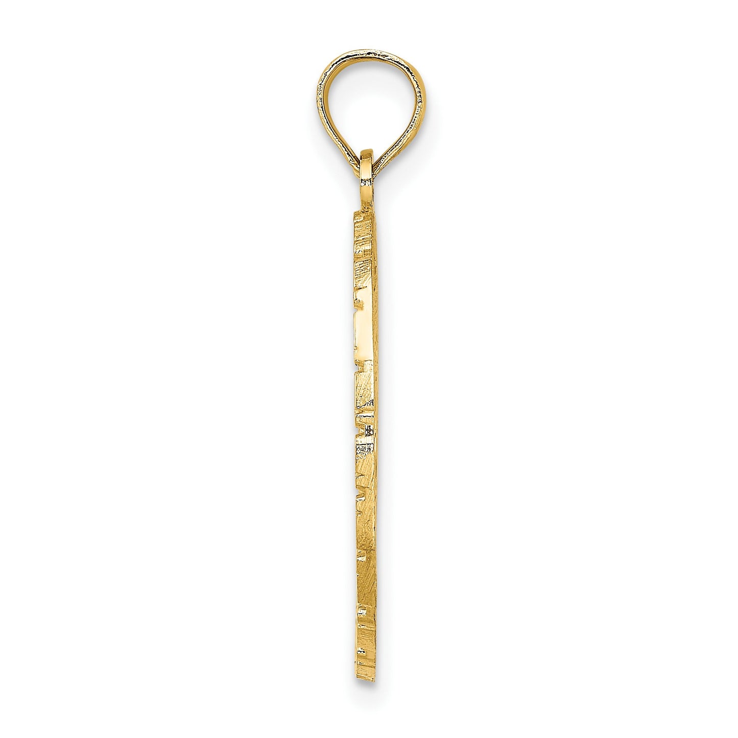 14k JAMAICA with Bird and Flowers Charm