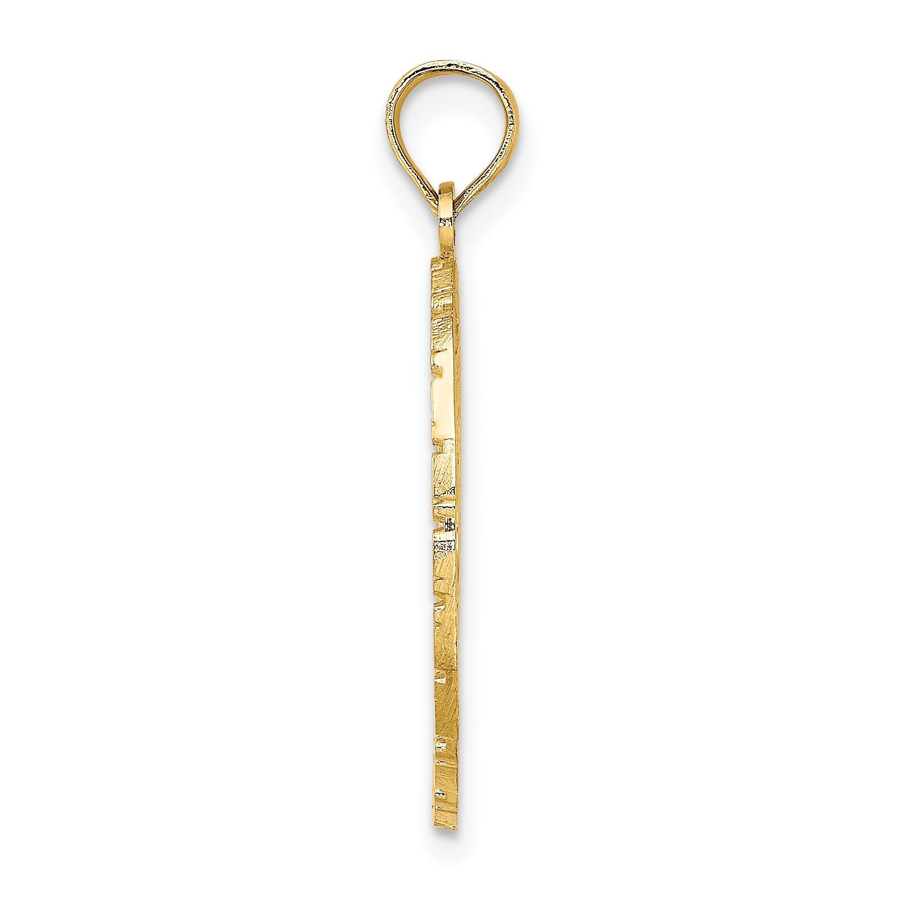14k JAMAICA with Bird and Flowers Charm