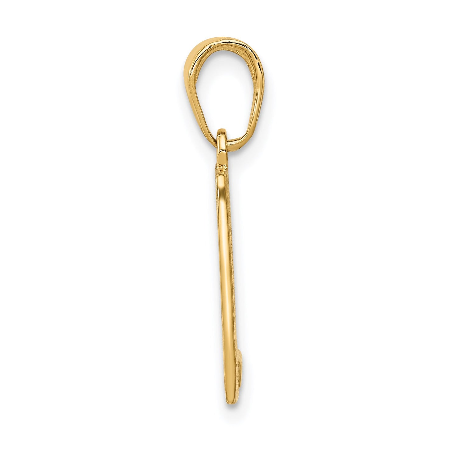 14k MILE 0 KEY WEST Mile Marker Pendant