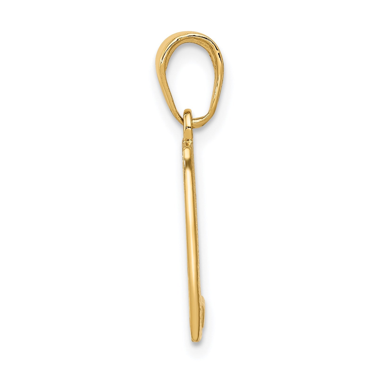 14k MILE 0 KEY WEST Mile Marker Pendant