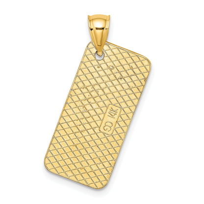 14k MARYLAND OCEAN CITY License Plate Charm