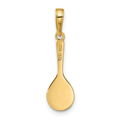 14k 3-D Tennis Racquet and Ball Charm