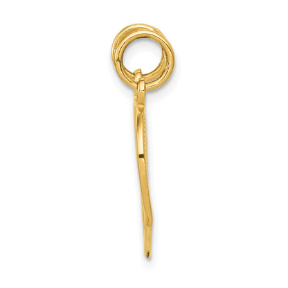 14k MOM-DAUGHTER 2-Piece Break-apart Heart Charm