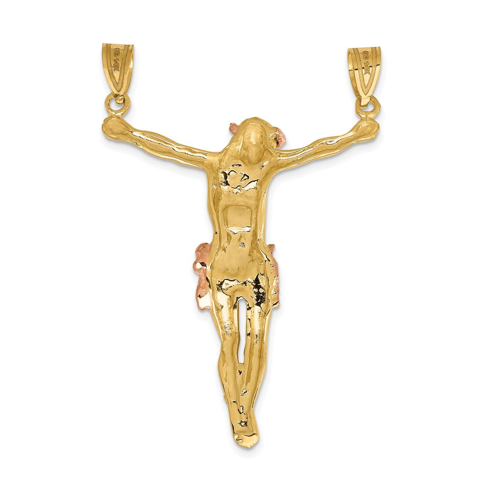 14k Two-tone Rose Corpus Pendant