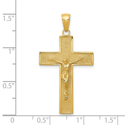 14k Latin Crucifix Pendant