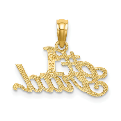 14k #1 GRAD Charm