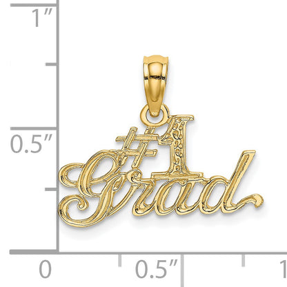 14k #1 GRAD Charm