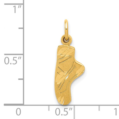 14k Ballet Slipper Charm