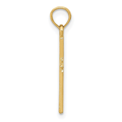 14K Cross Pendant
