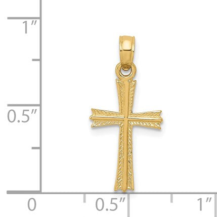 14K Cross Pendant
