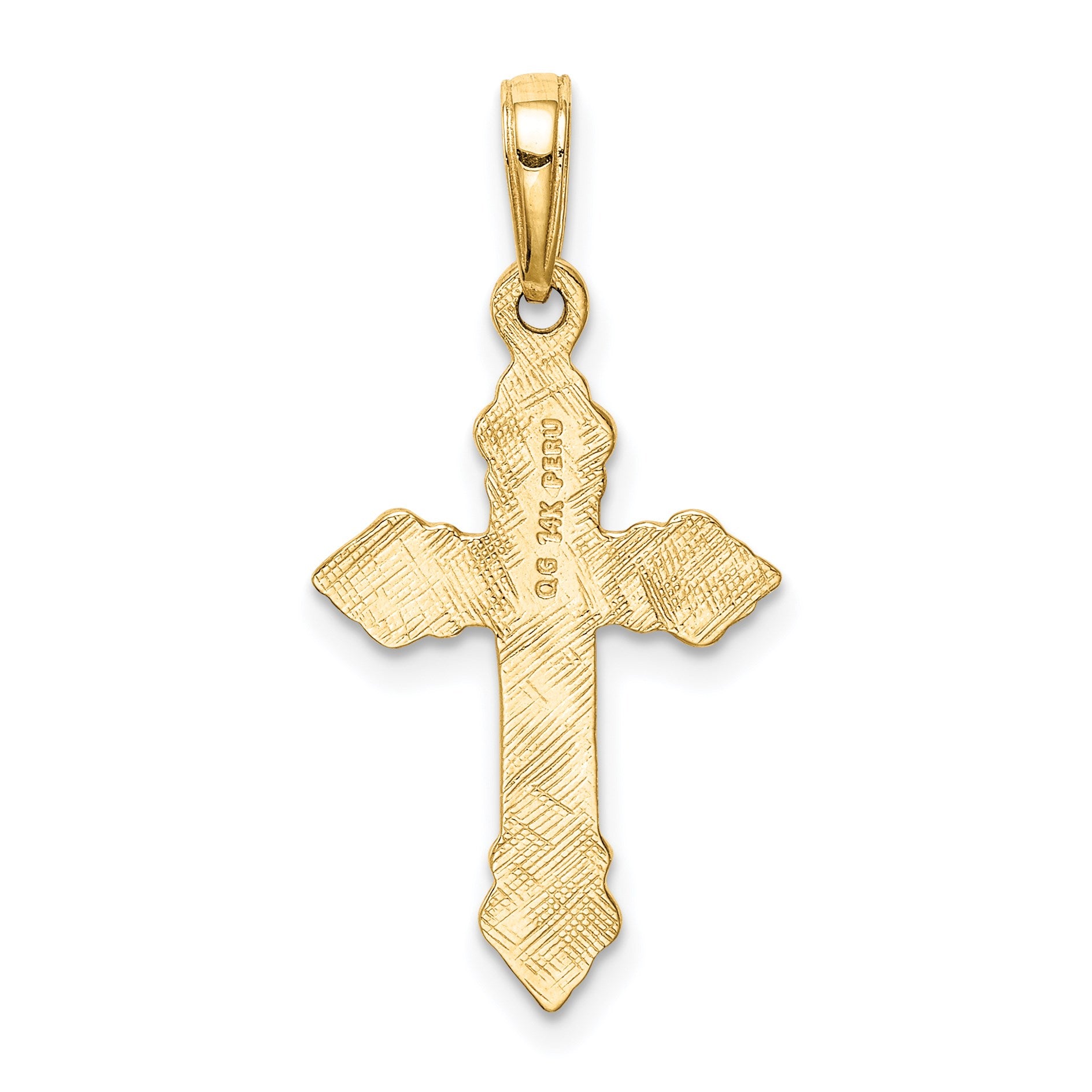 14K Cross Pendant