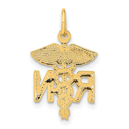 14k RN Registered Nurse Charm