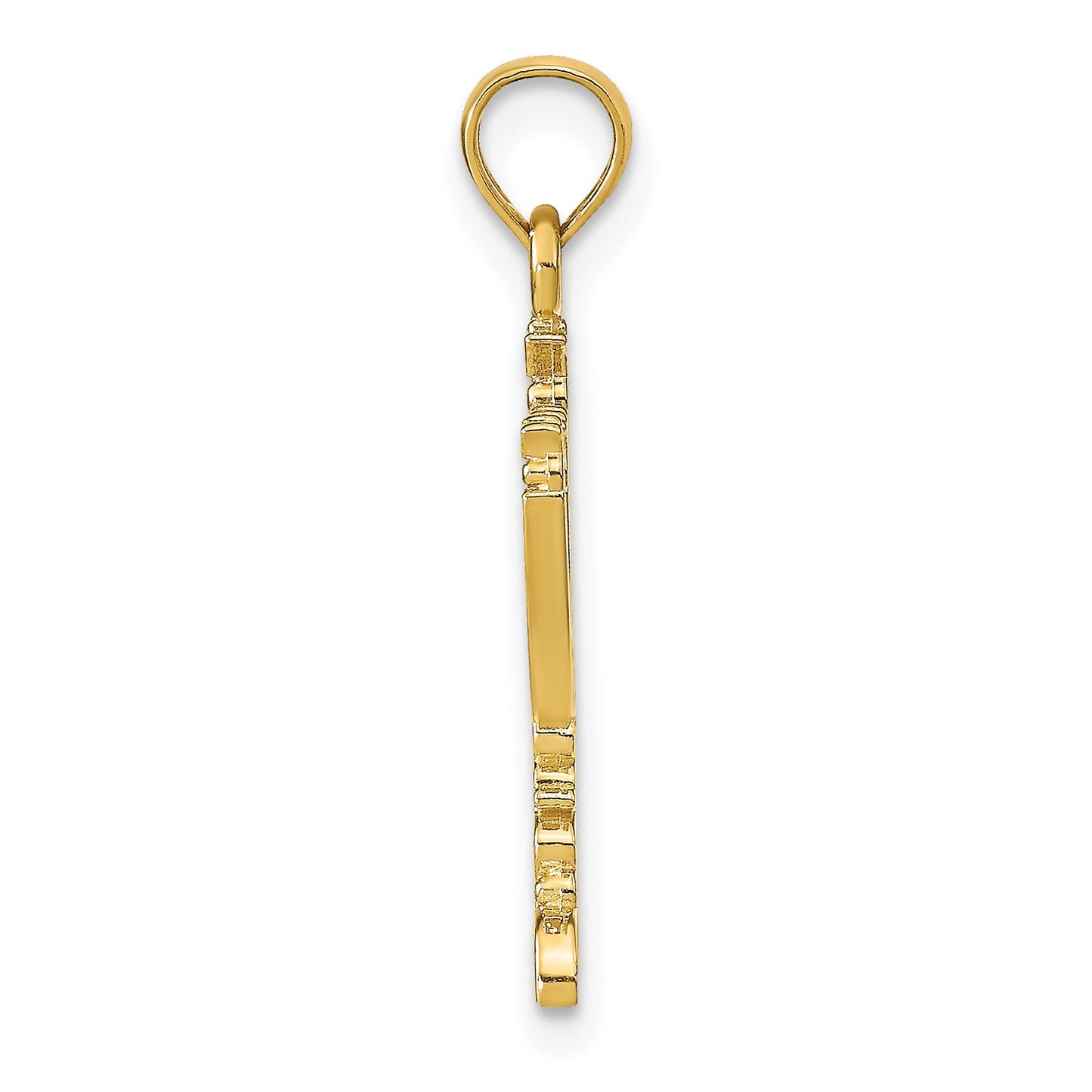 14K Menorah Pendant