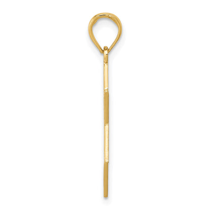 14K Star of David with Menorah Pendant