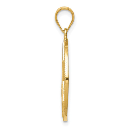 14k Star of David Circles Pendant