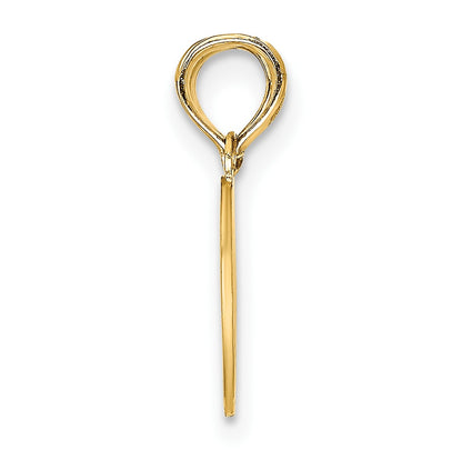 14K Reversible 2-Piece Break-apart MIZPAH Heart Charm