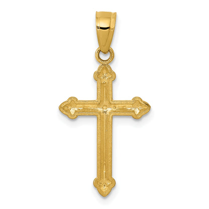 14k Passion Cross Pendant