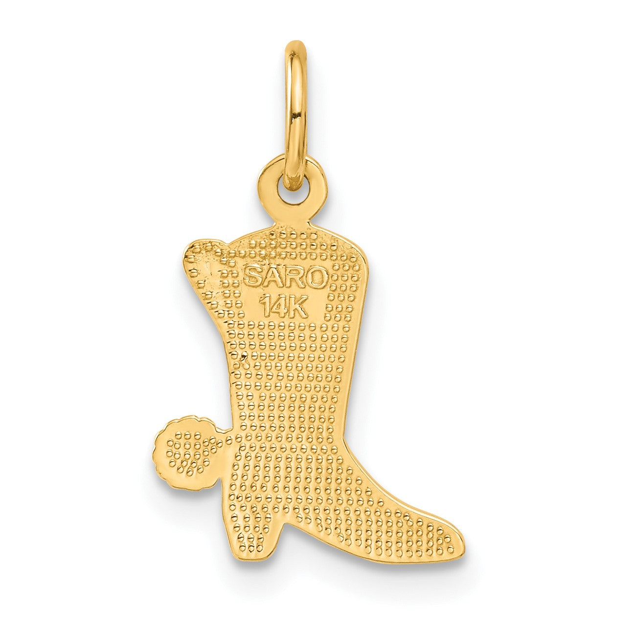 14k Cowboy Boot with Spur Charm
