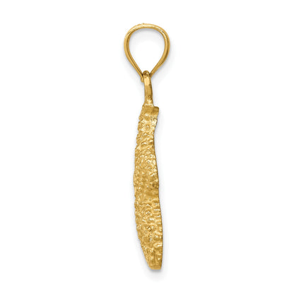 14K Starfish Pendant