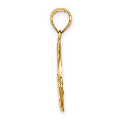 14K Claddagh Pendant